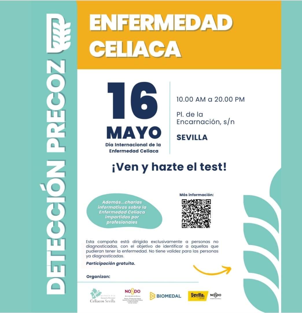 CAMPA A DE DETECCI N PRECOZ DE LA ENFERMEDAD CELIACA 16 DE MAYO D A CAMPA A DE DETECCI N PRECOZ DE LA ENFERMEDAD CELIACA 16 DE MAYO D A